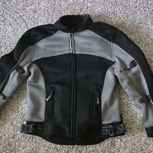 Xelement Men's Large Black/Gray Jacket